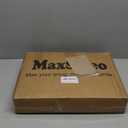 MaxSmeo Side Table, 3-Tier Small End Table, Modern Oval Night Stand Accent Table for Living Room, Bedroom, Rustic Brown