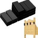 20pcs Headboard Stoppers for Wall, 10pcs 20mm + 10pcs 3mm EVA Foam Headboard Bumper Pads Anti-Shake Furniture Pads Bed Noise Stoppers Wall Protector (Black)