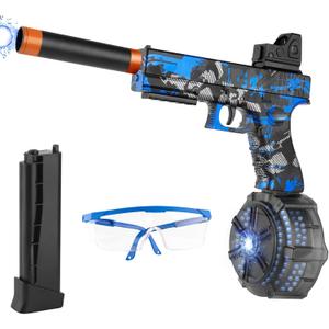 Electric Gel Splat Blaster, Automatic and Manual Splatter Blaster (Blue)