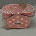 Anyoifax Portable Shower Caddy Tote Plastic Storage Basket with Handle Box Organizer Bin for Bathroom, Pantry, Kitchen, College Dorm, Garage - Pink (1 Pack)