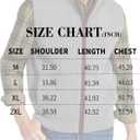 Ryannology Mens Sweater Vest Zip up Casual Sleeveless Cardigan Knitted Stand Collar Regular Fit Jacket with Pockets (Medium, Coffee)