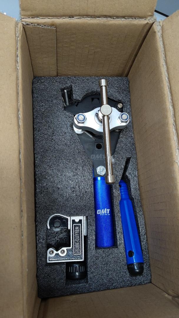 Orion Motor Tech 45° Flaring Tool Kit, Single Flaring Tool for 1/8"  3/4" Tubing, Professional Pipe Flare Tool for Copper Brass Aluminum Pipes