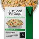 JustFoodForDogs Pantry Fresh Wet Dog Food, Complete Meal or Dog Food Topper, Chicken & White Rice Human Grade Dog Food Recipe - 12.5 oz (Pack of 12)