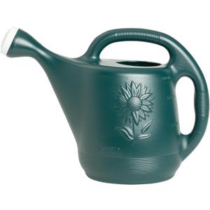 Classic 2-Gallon Watering Can Outdoor, Hunter Green
Made in USA; capacity markings; detachable nozzle for precise pour; wide spout for showering; durable UV-resistant plastic