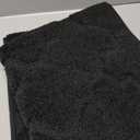 COSY HOMEER Kitchen Rugs 24"x36" Non-Slip Washable Kitchen Mats for Floor Absorbent Kitchen Carpet Soft Rugs for Kitchen,Sink Mat,Entrance,Area Rug,Black