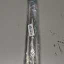 Shower Curtain Rod, 1" Diameter Heavy Duty Tension Shower Rod, Non Slip Adjustable 28-74 inch No Drill Shower Curtain Rods Spring Tension For Bathroom, Shower Stall, No Rust, Brushed Nickel