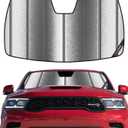 Pigenius Windshield Sunshade for Dodge Durango 2021-2026 Custom Front Window Sun Shade - Metallic