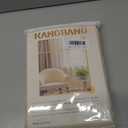 KangBang Pinch Pleated Sheer Curtains 72 Inches Long 2 Panels, 42"W x 72"L