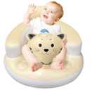 Inflatable Baby Seat, Baby Seats for Sitting Up 3-12 Months, Built-in Air Pump, Full Support Backrest Sofa Baby Chair for Learning to Sit and Feeding