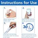 Wood and Metal Paint 2-in-1 Brush (6.35oz, White) Convenient Solid Wood Furniture Repair, Outdoor Metal Coating