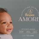 Pampers Amore Baby Diapers Size 1, 132 Count