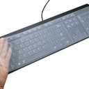 Silicone Keyboard Cover Skin Compatible for HP EliteOne 800 G4 All-in-One PC, HP USB Slim Business Keyboard SK-2120 KU-1469 KB-1469 803181 T4E63AT KBAR211 (Clear)