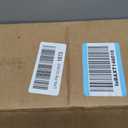 Fainne 50 Pcs Shelf Label Strips 1.5''H x 48''L Self Adhesive Shelf Label Holder Gondola Price Tag Stick on Plastic Clear Ticket Channel for Metal Wood Plastic Rack(White)