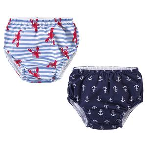 Hudson Baby Unisex Baby Swim Diapers, Anchors, 3 Toddler