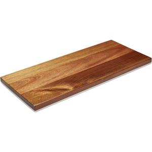 Sabatier Prep and Serve Cutting Board, Reversible Charcuterie Serving Platter for Cheese, Meat and Appetizers- Perfect Dinner Party Board, 8-inch x 18-inch, Acacia and White Stone