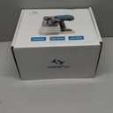 Tilswall Cordless Paint Sprayer Brushless, Compatible with Dewalt 20V Battery (Battery Not Included), Easy Side-Fill, 1300ml Container, Electric HVLP Spray Paint Gun for House Painting, Furniture (Blue)