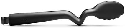 Dreamfarm Clongs Lite Nylon Kitchen Cooking Tongs with Click-Lock Open & Close - 10.5" Grey
