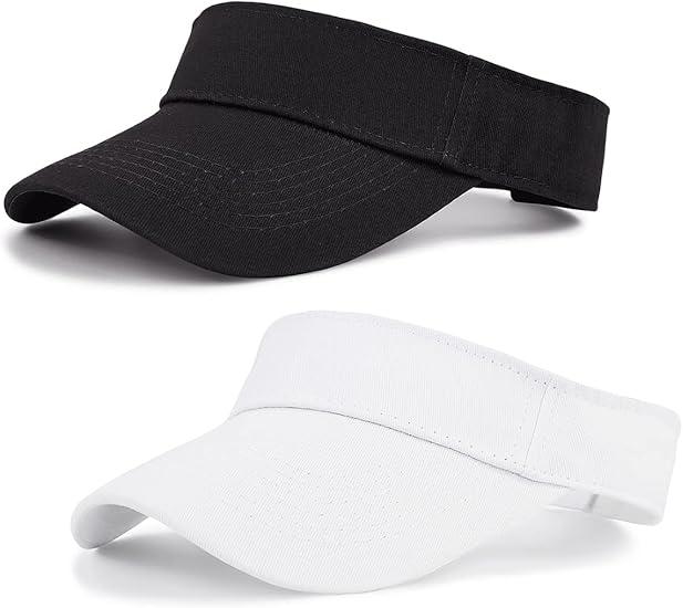 Century Star Visors for Women Mens Sun Visor Hats Sports Outdoor Tennis Running Adjustable Beach Cap Sun Protection