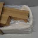 PAWZ Road Cat Desk Bed for Indoor Cats, Cat Bed for Desk Supports Up to 50 lbs, 360 Rotation & Adjustable, Nest Desktop Attachment Cats Hammock for Table, White (Beige)