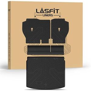 LASFIT Cargo Liner for Honda CR-V 2023-2026 2027 (Gas & Hybrid & e:FCEV)
All Weather Custom Fit Anti-Slip Pet Friendly Easy Clean TPE Trunk Mat with Backrest Mat (Upper Position)