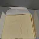 Linen-Feel Cream Paper Napkins - Decortive Cloth-Like Disposable Dinner Napkins - Soft And Absorbent Napkins for Thanksgiving, Party, Wedding, Bathroom Or Any Occasion. (Pack of 100)