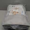 Botanical Quilt Set 3 Pieces Full/Queen Size, Blue Flower Branch on White Reversible Bedspread Coverlet Set, Soft Microfiber Lightweight Bed Cover for All Season (90" x 90", 1 Quilt+ 2 Pillow Shams)