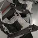 ABSCONDO Camping Chairs for Adults, Oversized Folding Camp Chair for Outdoor with Cup Holder & Cooler Bag, XL Heavy Duty Lawn Chairs Supports up to 350lbs (2 Pcs) (Black)