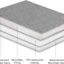 Ameritex Waterproof Dog Bed Cover Pet Blanket with Anti-Slip Back for Furniture Bed Couch Sofa