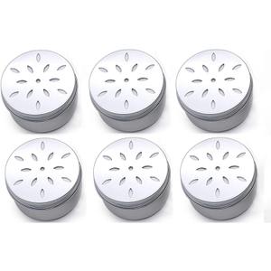 CHENGXINWENHUA Dog skent Work tins 6 PackDog Scent Training BoxDog Nose Work containers (1, 6drip)