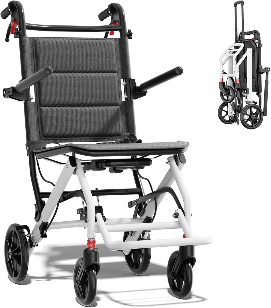 Transport Wheelchairs for Adults Lightweight Portble Wheelchair