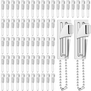 Tarpop Bulk 100 Pieces P51 Can Openers Military Stainless Steel Survival Camping Army Emergency Portable Keychain Manual Can Opener for Travel Christmas Gift(Silver)