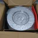 A-Premium 12.6 in (320 mm) Front Drilled and Slotted Disc Brake Rotors + Ceramic Pads Kit Compatible with Select Chrysler and Dodge Models - 300, Challenger, Charger, Magnum, 6-PC Set