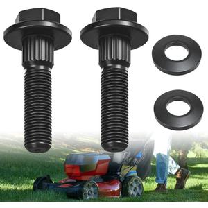 2 Pack 145-5695 Blade Bolt Compatible with Toro Exmark Stripe 60V Max 21, Flex-Force Power Recycler 21, Replace 117-5270 112-8789