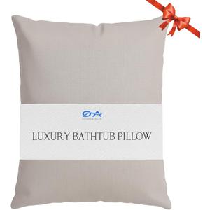Luxury Bathtub Pillow, Skin-Friendly Cushion, Support Back, Neck & Head, Non-Slip, Adjustable Thickness, Washable & Quick-Drying - Ideal for Home Spa Days