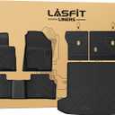 LASFIT Floor Mats & Cargo Mat with Seatback for Hyundai Tucson Gas 2026 2025 2024 2023 2022 SEL/SEL Convenience/SE/XRT, All Weather TPE Car Mats Custom Fit Tucson 2022-2026 Floor Liners & Trunk Mat