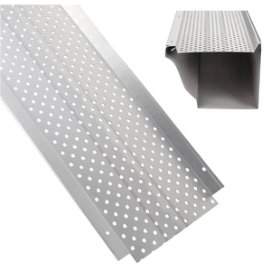 Gutter Guard,6" Aluminum Leaf Filter Gutter Cover,26 PCS Total Length 100FT,Raptor Gutter Guards,Easy DIY Leaf Guards for Gutters Fits Any Roof or Gutter Type