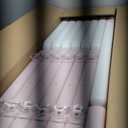 Dog Playpen Clear Fence Pet Puppy Cat Small Play Pen Indoor Foldable Kennel Whelping Box for Dogs with Gate (Pink + White, 10 Panels+1 Door)