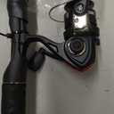 Ugly Stik GX2 Ice Spinning Reel and 36" Fishing Rod Combo, 1-Piece, Graphite and Fiberglass Rod with Clear Tip Design