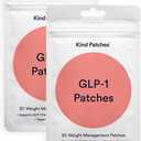 GLP - 1 Patches by Kind Patches for Unisex - 30 Count Patches - Pack of 2