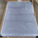Amazon Basics Glass Dry-Erase Board, Magnetic Frameless Whiteboard, 72W" x 48H", Magnetic White