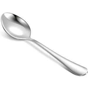 Hiware 12 Spoons Silverware Set, Food Grade Stainless Steel Flatware Cutlery Set for Home, Kitchen and Restaurant, Mirror Polished, Dishwasher Safe