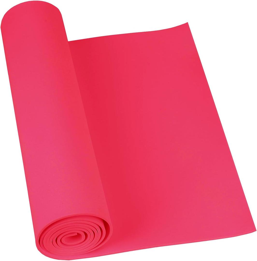 Doping Red Eva Foam Sheets roll, 2mm eva Craft Foam 49''x13.5'' High Density 86kg/m3 for Halloween Cosplay DIY Project