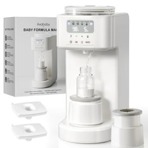 Advanced Baby Formula Maker with Automatic Mix & Clean, Fast Formula Dispenser with Accurate Sensors, Instant Warm Water, Moisture-Proof, Fits Most Bottles & Formula, Dishwasher-Safe (White)