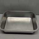 Stainless Steel Cat Litter Box, 15.7"×11.8"×4" Metal Litter Pan, Small Litter Box for Little Cats Kittens, Easy Cleaning