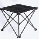 FUNDANGO Camping Folding Stool, Oversized Camp FStools Padded Outdoor Chair Foldable Footrest for Gardening Fishing Hiking 