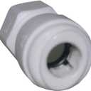 LASCO 19-6183 Push-in Fitting with 3/8-Inch OD Tube and 1/4-Inch Compression Female Thread, Plastic