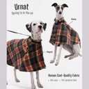 Dog Wool-Blend Luxury Cloak, Timeless Warm Plaid Coat Winter Fall Clothes Outfit Clothing Fits Small & Large Breeds Christmas Valentine Gift (Camel,2XS)