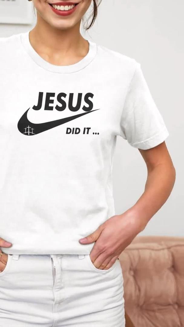 Jesus Did It He is Risen T-Shirt L