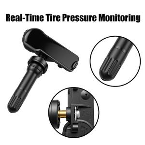 2PCS 433MHz Tire Pressure Monitoring Sensor with Rubber Stem Compatible with Chevy GMC Cadillac Buick Pontiac, Replace 13528563