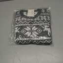 Matching Pet & Owner Sweaters - 100% Acrylic Christmas Sweater  Add Human and Dog Sweaters to Cart Separately (Human Unisex 2XL (fits Like Women's 2XL / Men's L), Grey Moose)